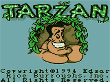 Tarzan: Lord of the Jungle - Screenshot - Game Title Image
