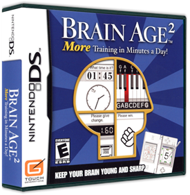Brain Age 2: More Training in Minutes a Day! - Box - 3D Image