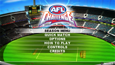 AFL Challenge - Screenshot - Game Select