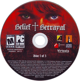 Belief & Betrayal - Disc Image