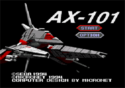 A/X-101 - Screenshot - Game Title Image