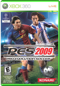 PES 2009: Pro Evolution Soccer - Box - Front - Reconstructed Image