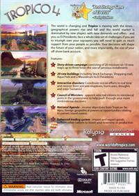 Tropico 4 - Box - Back Image