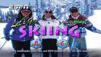 ESPN Let's Go Skiing - Screenshot - Game Title Image