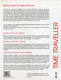 Time Traveller (Mindscape) - Box - Back Image