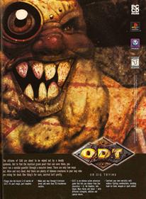 O.D.T. - Advertisement Flyer - Front Image