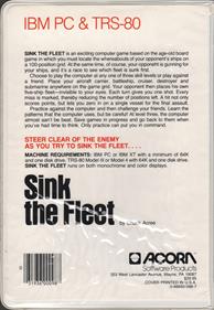 Sink the Fleet - Box - Back Image