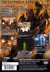 Red Faction II - Box - Back Image
