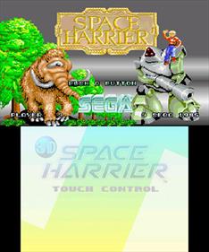 3D Space Harrier - Screenshot - Game Title Image
