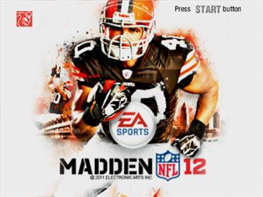 Madden NFL 12 - Screenshot - Game Title Image