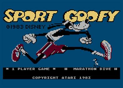 Sport Goofy - Screenshot - Game Title Image