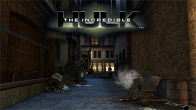 The Incredible Hulk - Screenshot - Game Title Image