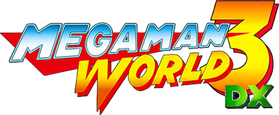 Mega Man World 3 DX - Clear Logo Image