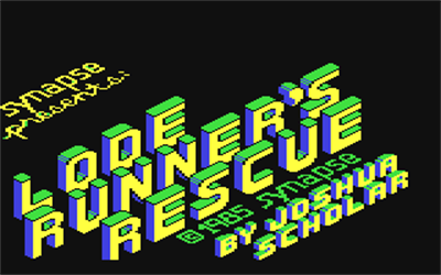 Lode Runner's Rescue - Screenshot - Game Title Image
