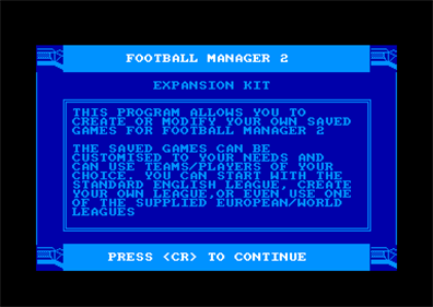 Football Manager 2: Expansion Kit  - Screenshot - Gameplay Image