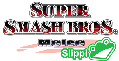 Super Smash Bros. Melee (Slippi) - Clear Logo Image