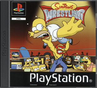 The Simpsons Wrestling - Box - Front - Reconstructed Image