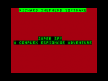 Super Spy - Screenshot - Game Title Image