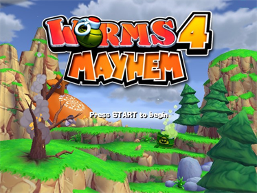 Worms 4: Mayhem - Screenshot - Game Title Image