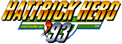 Hat Trick Hero '93 - Clear Logo Image