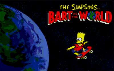 The Simpsons: Bart vs. the World - Screenshot - Game Title Image