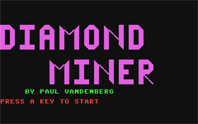 Diamond Miner - Screenshot - Game Title Image