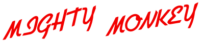 Mighty Monkey - Clear Logo Image