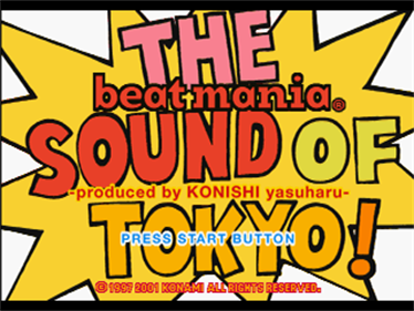 beatmania: The Sound of Tokyo! - Screenshot - Game Title Image