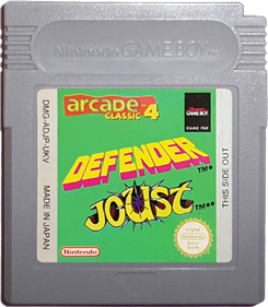 Arcade Classic No. 4: Defender / Joust - Cart - Front Image