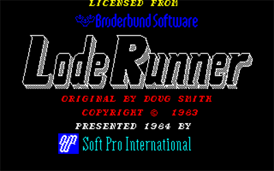 Lode Runner - Screenshot - Game Title Image