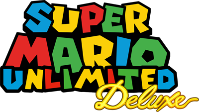 Super Mario Unlimited Deluxe - Clear Logo Image