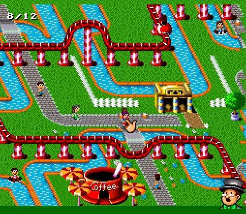 theme park video game