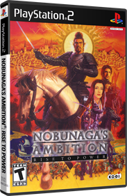 Nobunaga's Ambition: Rise to Power - Box - 3D Image