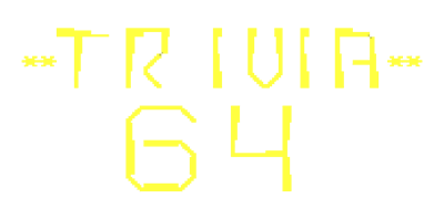 Trivia 64 - Clear Logo Image