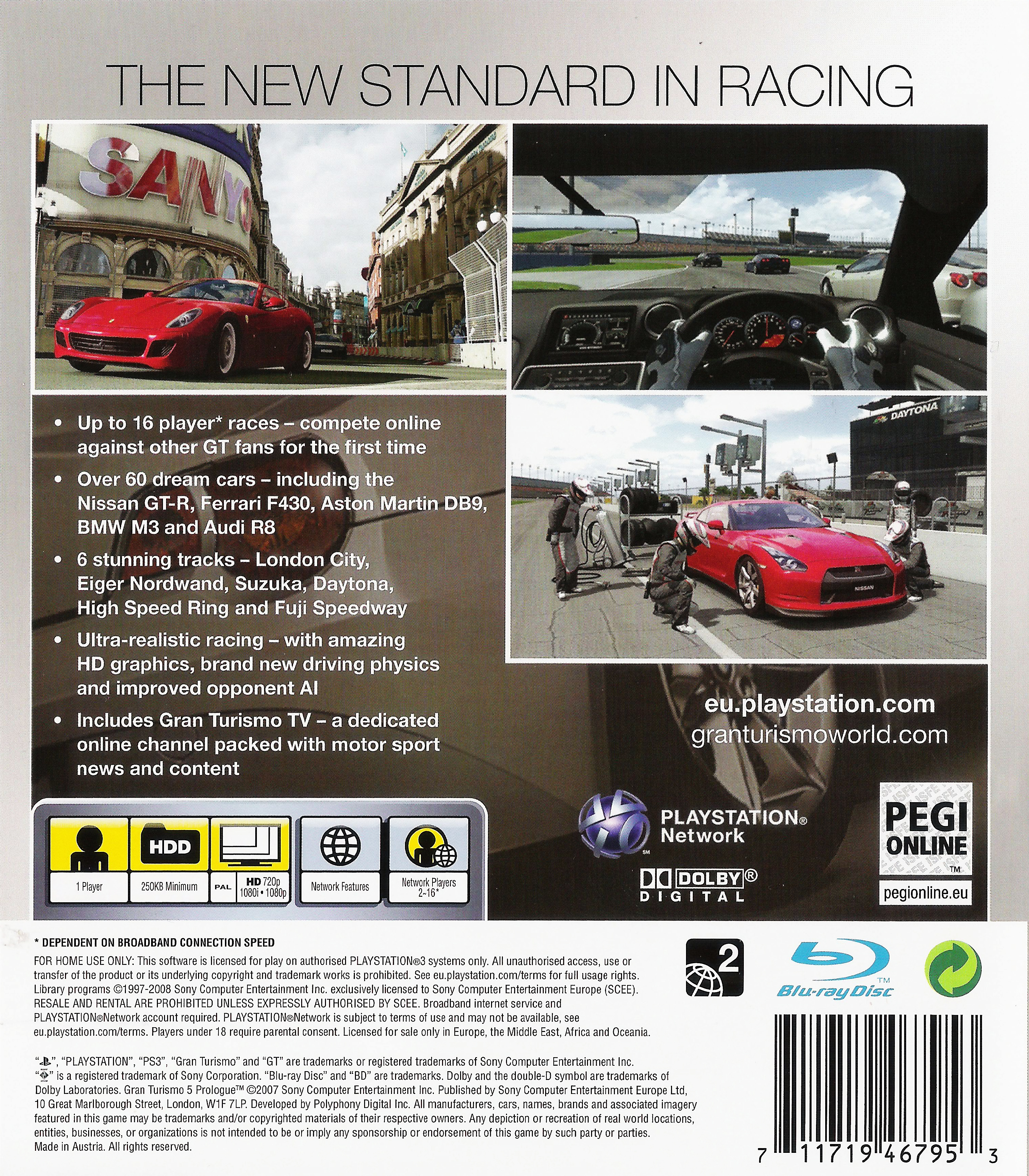 Gran Turismo 5 - Prologue - Press Kit PAL Spain BCES-00104/REV