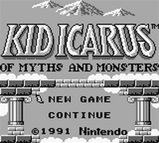 Kid Icarus: Of Myths and Monsters - Screenshot - Game Title Image
