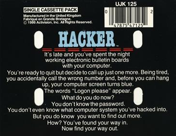 Hacker - Box - Back Image