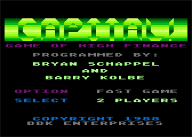 Capital! - Screenshot - Game Title Image