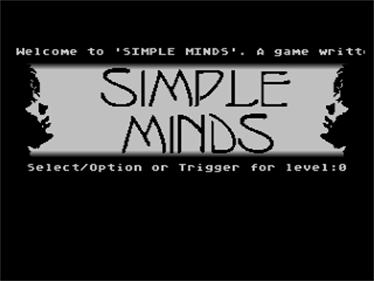 Simple Minds - Screenshot - Game Title Image