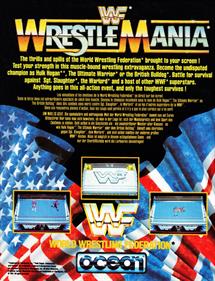 WWF Wrestlemania  - Box - Back Image
