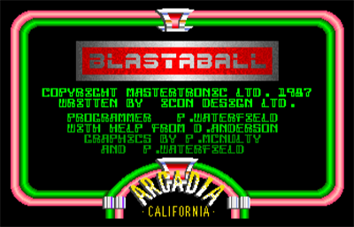 Blastaball - Screenshot - Game Title Image