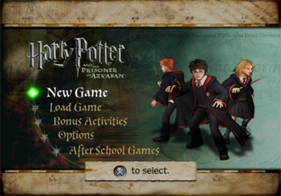 Harry Potter and the Prisoner of Azkaban - Screenshot - Game Title