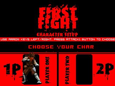 First Fight - Screenshot - Game Select Image