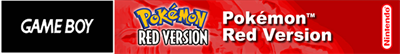 Pokémon Red Version - Banner Image