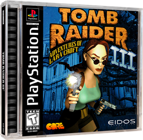 Tomb Raider III: Adventures of Lara Croft - Box - 3D Image