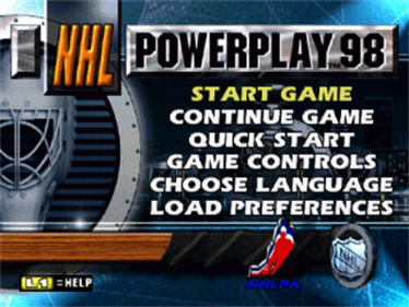 NHL Powerplay 98 - Screenshot - Game Title Image