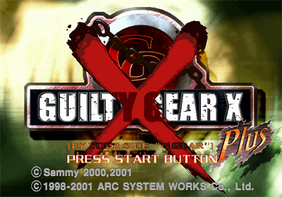 Guilty Gear X Plus - Screenshot - Game Title Image
