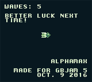 Alphamax - Screenshot - Game Over Image