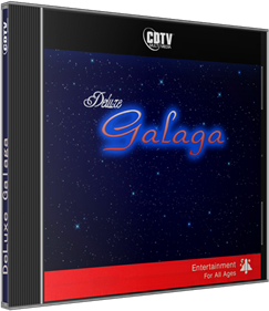 DeLuxe Galaga - Box - 3D Image