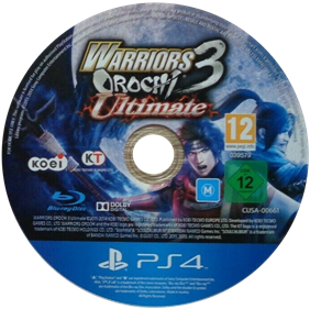 Warriors Orochi 3 Ultimate - Disc Image